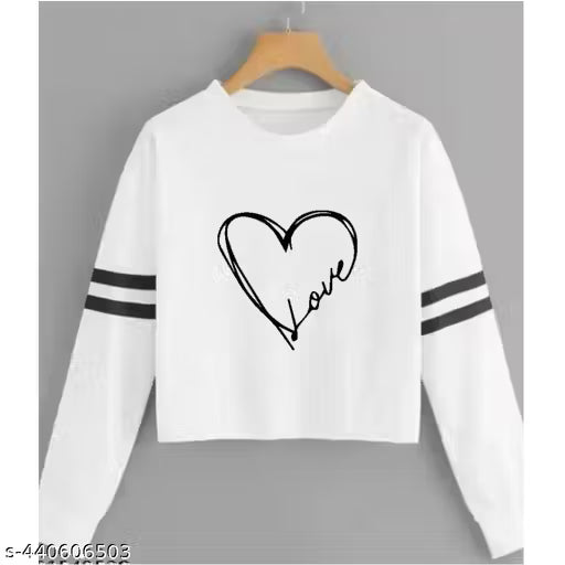 Women's Trendy Long Sleeve Maroon Printed Crop Top T-Shirt – Solid Cotton Blend Top for Girls | Women's Crop Top | Maroon Top | Long Sleeve Crop Top | Cotton Blend Crop Top | Casual Crop Top | Women's Fashion Top | Printed Crop Top | Women's T-Shirt