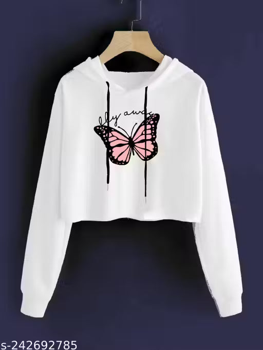 Remorse Creation presents for women & girls Stylish and Beautiful Hoodies T - shirt crop tops,stylish crop tops,unique collecttion full sleeve with unique, imported and stretchable fabric with graphic prints for girls and women