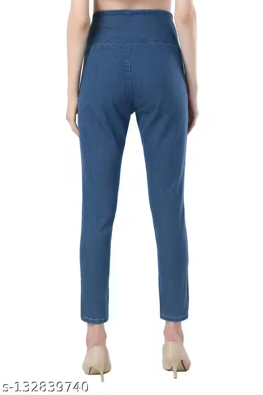 SKINNY DENIM POCKET JEANS
