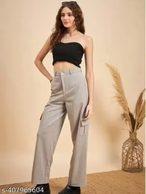 Trendy Women Fancy Cargo Pant