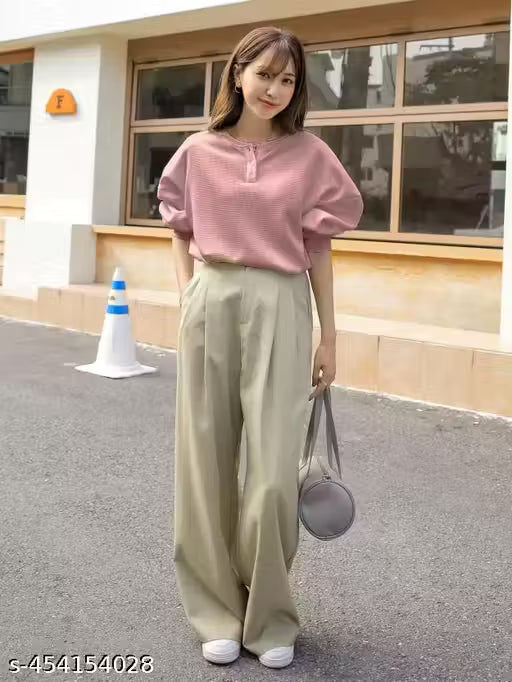 Spring New Korean Chic Simple Round Neck Base Shirt Loose and Lazy Inner with Long Sleeve T-Shirt Top Women