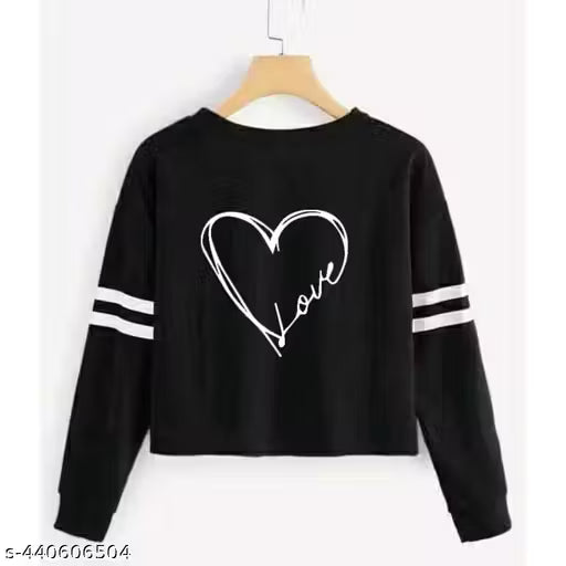 Women's Trendy Long Sleeve Maroon Printed Crop Top T-Shirt – Solid Cotton Blend Top for Girls | Women's Crop Top | Maroon Top | Long Sleeve Crop Top | Cotton Blend Crop Top | Casual Crop Top | Women's Fashion Top | Printed Crop Top | Women's T-Shirt