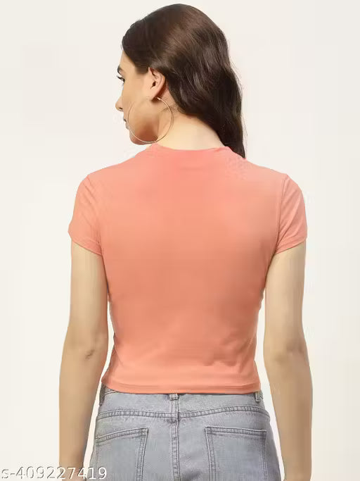 Quirky Trails Crop T-Shirt for Women | Women top I Women crop top I Women crop tshirt I Women tshirt I Women BTS top I Women black top I Women cotton top I Women cotton tshirt I Women half sleeves tshirt I Tshirt