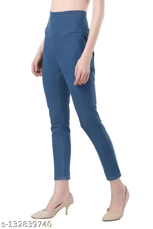 SKINNY DENIM POCKET JEANS