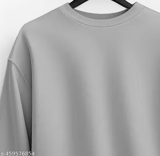 Full sleeve round neck printed fleece sweatshirt