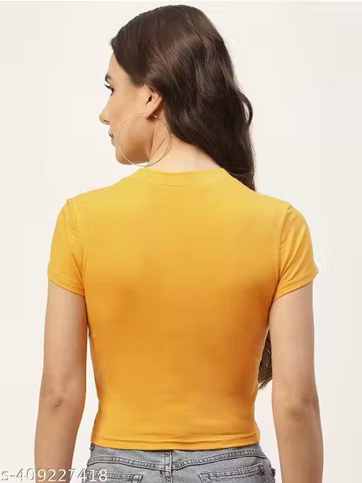 Quirky Trails Crop T-Shirt for Women | Women top I Women crop top I Women crop tshirt I Women tshirt I Women BTS top I Women black top I Women cotton top I Women cotton tshirt I Women half sleeves tshirt I Tshirt